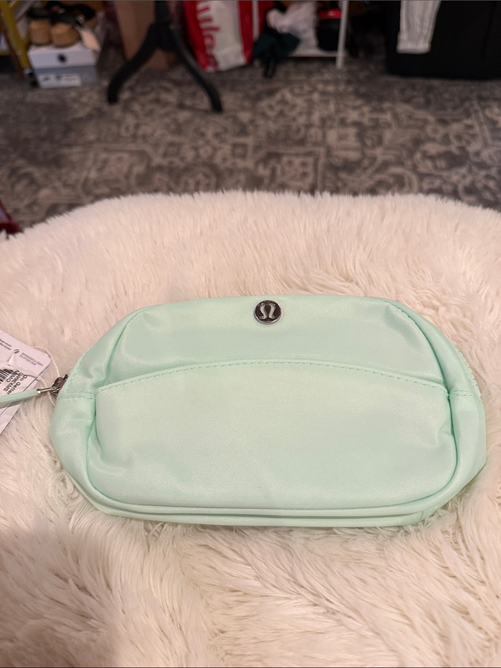 lululemon athletica Mint Green Go getter Cosmetic Pouch